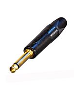 Neutrik NP2X-B Quarter Gold TS Mono Jack Plug Connector