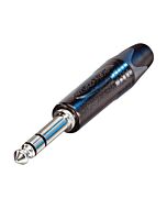 Neutrik NP3X-BAG Black Shell. Silver Pins. Quarter TRS 3 Pole Jack Plug Connector