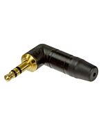 3.5mm Neutrik NTP3RC-B Gold Stereo Angled Mini Jack Connector