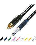 Neutrik 4.4mm TT Bantam Jack to RCA Phono Patch Leads. Van Damme Cables.