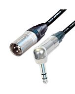 Van Damme Classic XKE Angled TRS Jack to Male XLR Lead