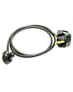 QUAD 3 Pin Mains Power Cable. Angled 3amp. Quad 33. 303 power amplifier. FM3 Tuners