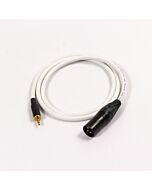 Switchcraft Gold Mini Jack to Neutrik 3Pin Male XLR. VanDamme Mic. White 1m - (Stereo)