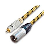 Locking Male XLR Sommer RCA Vintage Lead 