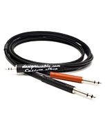 Stereo Mini Jack to Dual TT Bantam Aux Splitter Cable. Patchbay Aux Insert. Y-Lead. Sommer Neutrik Switchcraft.