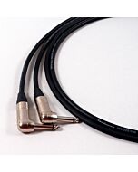 TOURING Angled Jack to Jack Speaker Lead. Black Van Damme Cable. Guitar Amp Cab