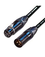 Van Damme Starquad Gold XLR Lead Black