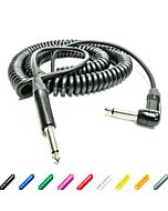 Van Damme Curly Guitar Cable. Neutrik Jack to Jack Lead. STUDIO GRADE. 70cm  2.5m