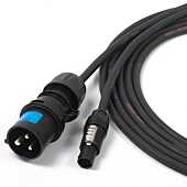 16amp Plug to powerCON TRUE1 (3x1.5mm) H07RN-F Tough Rubber Cable