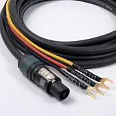REL Acoustics 3 Wire Sub Speaker Cable Neutrik Speakon to Spade end Subwoofer