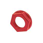Neutrik NRJ-NUT-R Hexagonal Red Plastic Nut