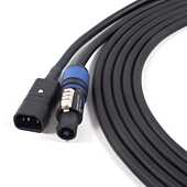 Premium IEC Kettle Lead. C14 to Neutrik Powercon Long Flexible Mains Power Cable