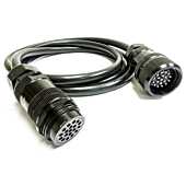 Socapex AC Mains Lighting cable. 2.5mm. 19 Pole. 6 Way Power Lead