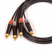 Stereo RCA Interconnect Cable. Left & Right Pair. Phono. Cinche Lead