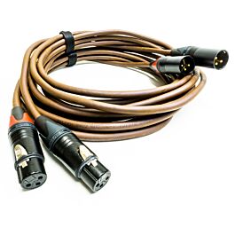 Belden 8402 Gold XLR to XLR Cable. Audiophile Neutrik Balanced Interconnect  Lead