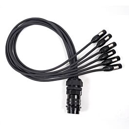 Socapex Spider - 15amp Neutrik Male True1 to 19 Pole Female Soca