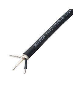 Low Impedance Belden 8412 Microphone Cable. 20awg. Tinned Copper Conductors